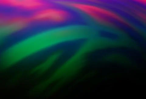 Dark Multicolor, Rainbow vector blurred bright pattern. Stock Illustration