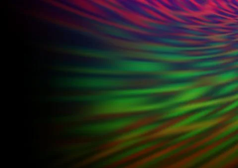 Dark Multicolor, Rainbow vector blurred bright pattern. Stock Illustration