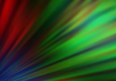 Dark Multicolor, Rainbow vector blurred bright template. Stock Illustration
