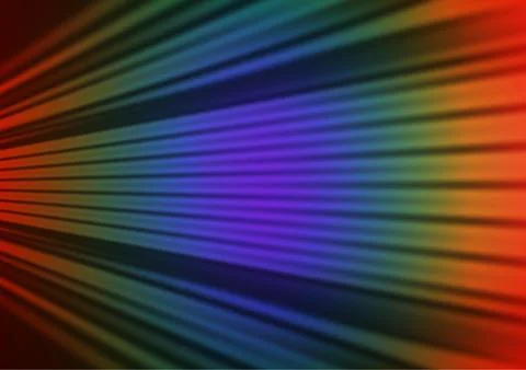 Dark Multicolor, Rainbow vector blurred shine abstract pattern. Stockillustratie