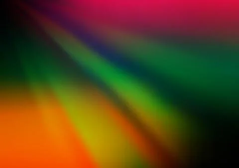 Dark Multicolor, Rainbow vector blurred shine abstract pattern. 스톡 일러스트