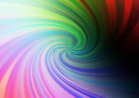 Dark Multicolor, Rainbow vector blurred shine abstract pattern. Illustrazione stock