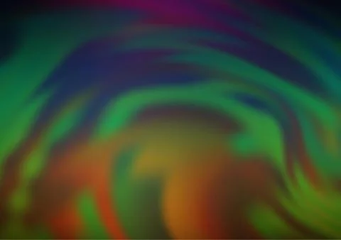 Dark Multicolor, Rainbow vector blurred bright background. Stock Illustration