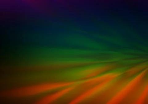 Dark Multicolor, Rainbow vector blurred shine abstract pattern. 스톡 일러스트