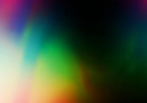 Dark Multicolor, Rainbow vector blurred shine abstract pattern. Illustrazione stock