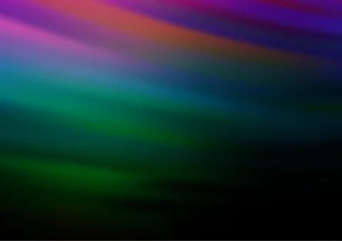 Dark Multicolor, Rainbow vector blurred and colored background. Illustrazione stock