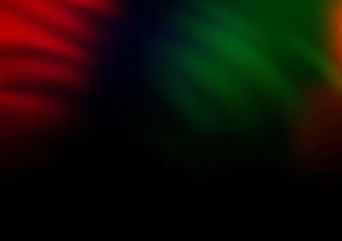 Dark Multicolor, Rainbow vector blurred shine abstract pattern. Stock Illustration