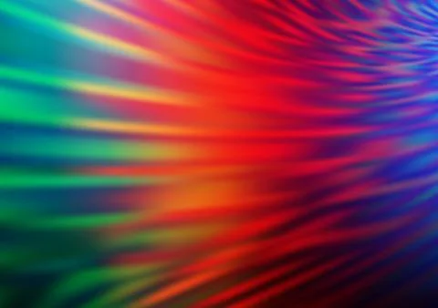 Dark Multicolor, Rainbow vector blurred bright pattern. Stock Illustration