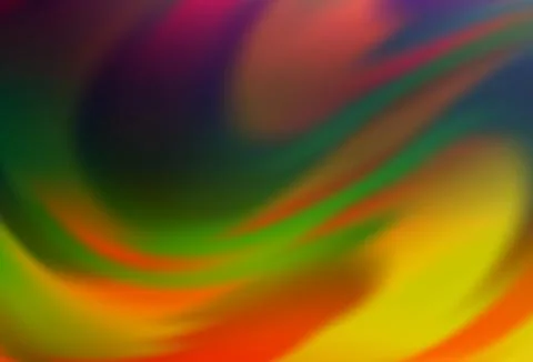 Dark Multicolor, Rainbow vector blurred pattern. イラスト素材