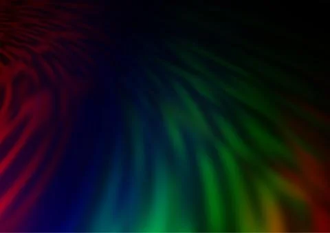 Dark Multicolor, Rainbow vector blurred shine abstract pattern. イラスト素材