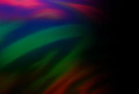 Dark Multicolor, Rainbow vector blurred and colored pattern. 스톡 일러스트