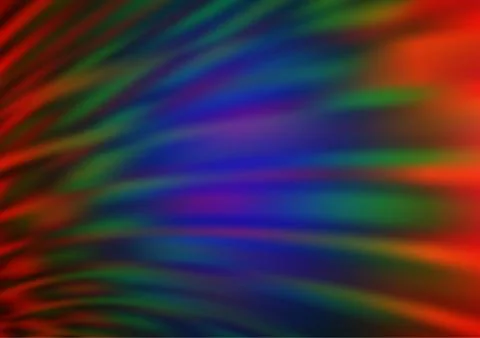 Dark Multicolor, Rainbow vector blurred bright pattern. Illustrazione stock