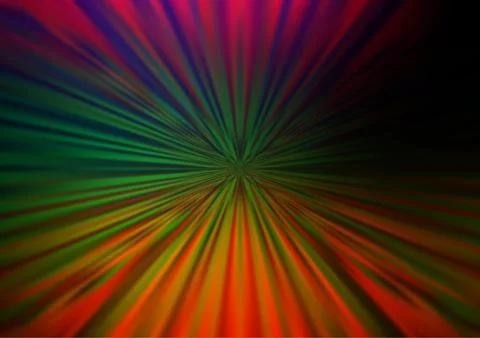 Dark Multicolor, Rainbow vector blurred shine abstract pattern. 스톡 일러스트