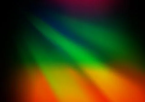 Dark Multicolor, Rainbow vector blurred bright pattern. 스톡 일러스트