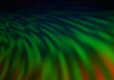 Dark Multicolor, Rainbow vector blurred bright background. Stock Illustration