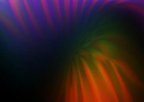 Dark Multicolor, Rainbow vector blurred shine abstract pattern. Stockillustratie