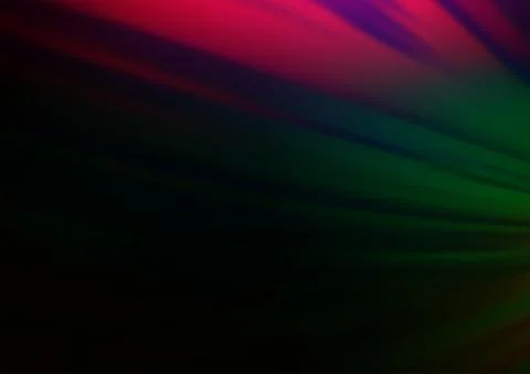 Dark Multicolor, Rainbow vector blurred shine abstract pattern. 스톡 일러스트