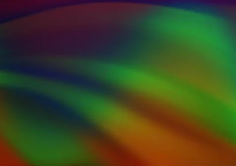 Dark Multicolor, Rainbow vector blurred shine abstract pattern. 스톡 일러스트