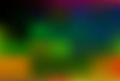Dark Multicolor, Rainbow vector blurred bright pattern. Stockillustratie