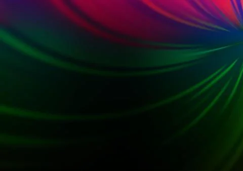 Dark Multicolor, Rainbow vector blurred and colored template. Illustrazione stock