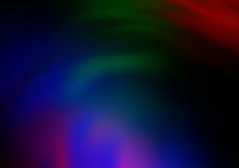 Dark Multicolor, Rainbow vector bokeh and colorful pattern. Stock Illustration