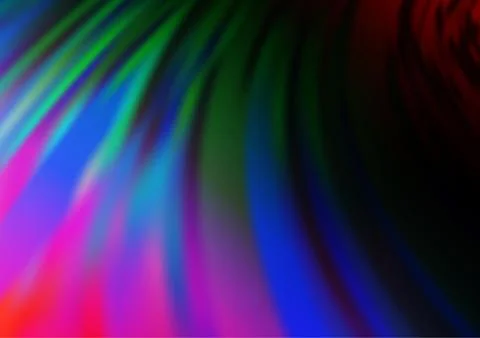 Dark Multicolor, Rainbow vector bokeh pattern. 스톡 일러스트