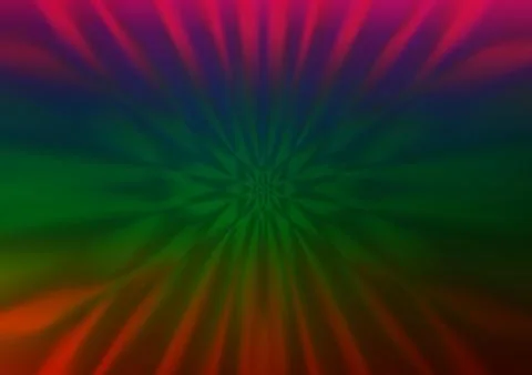 Dark Multicolor, Rainbow vector bokeh pattern. Stock Illustration
