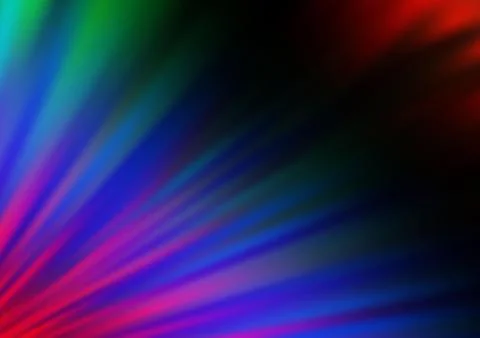 Dark Multicolor, Rainbow vector bokeh and colorful pattern. イラスト素材