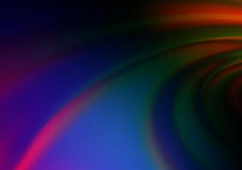 Dark Multicolor, Rainbow vector bokeh and colorful pattern. Stockillustratie