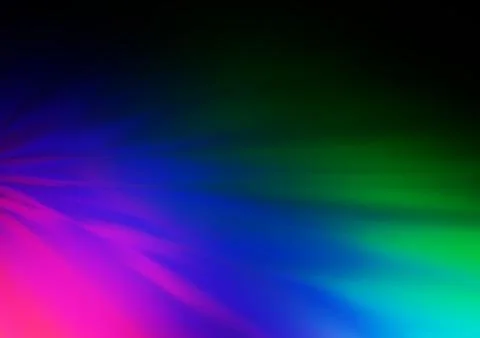 Dark Multicolor, Rainbow vector bokeh pattern. イラスト素材