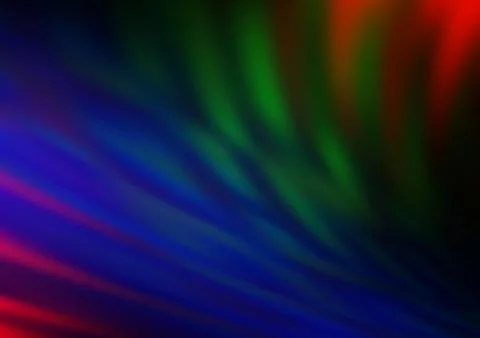 Dark Multicolor, Rainbow vector bokeh pattern. Stock Illustration