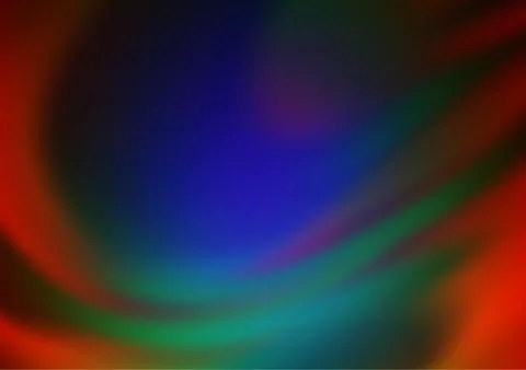 Dark Multicolor, Rainbow vector bokeh and colorful pattern. Stock Illustration