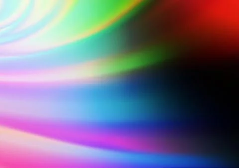 Dark Multicolor, Rainbow vector bokeh and colorful pattern. Stock Illustration