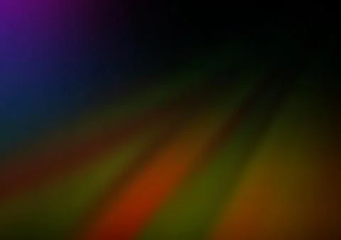 Dark Multicolor, Rainbow vector bokeh pattern. Stockillustratie