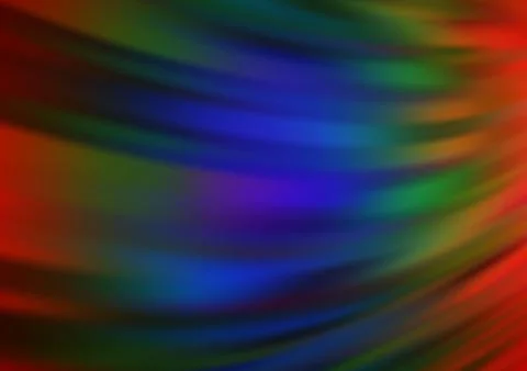Dark Multicolor, Rainbow vector bokeh pattern. 스톡 일러스트