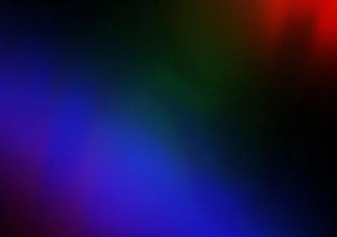 Dark Multicolor, Rainbow vector bokeh pattern. Illustrazione stock