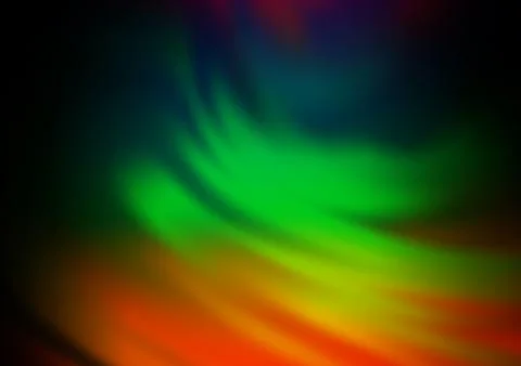 Dark Multicolor, Rainbow vector bokeh and colorful pattern. Stockillustratie