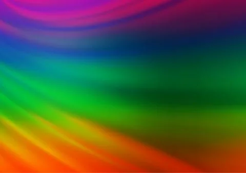 Dark Multicolor, Rainbow vector bokeh pattern. Illustrazione stock