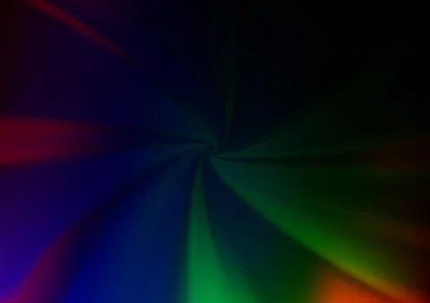 Dark Multicolor, Rainbow vector bokeh and colorful pattern. Stock Illustration