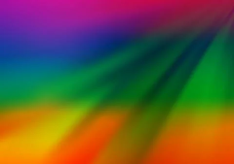 Dark Multicolor, Rainbow vector bokeh and colorful pattern. Illustrazione stock