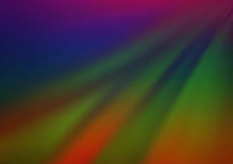 Dark Multicolor, Rainbow vector bokeh and colorful pattern. イラスト素材