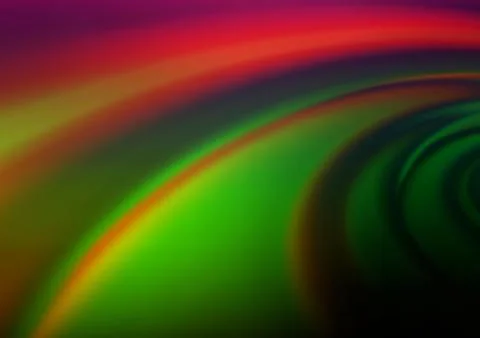 Dark Multicolor, Rainbow vector bokeh and colorful pattern. Stockillustratie
