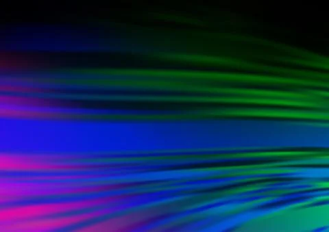 Dark Multicolor, Rainbow vector bokeh pattern. Stock Illustration