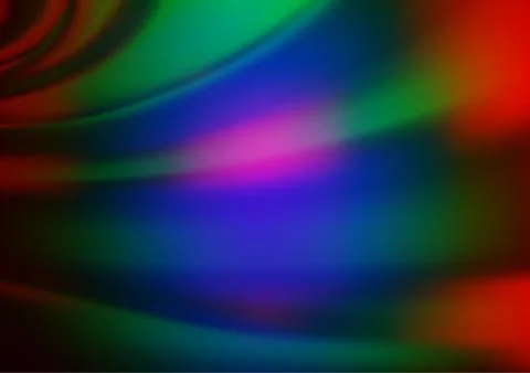 Dark Multicolor, Rainbow vector glossy abstract background. Stock Illustration
