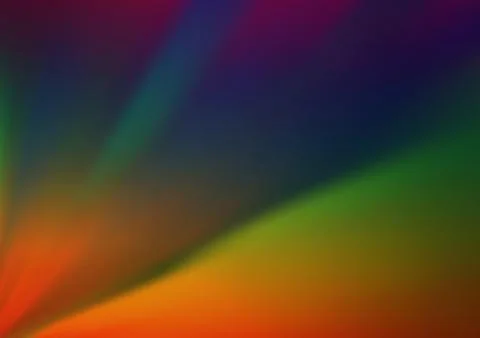 Dark Multicolor, Rainbow vector glossy bokeh pattern. 스톡 일러스트