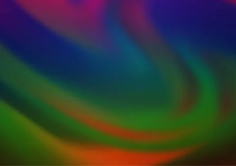Dark Multicolor, Rainbow vector glossy abstract background. 스톡 일러스트