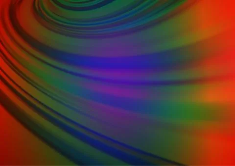 Dark Multicolor, Rainbow vector glossy bokeh pattern. 스톡 일러스트