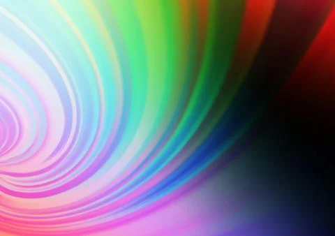 Dark Multicolor, Rainbow vector glossy bokeh pattern. イラスト素材