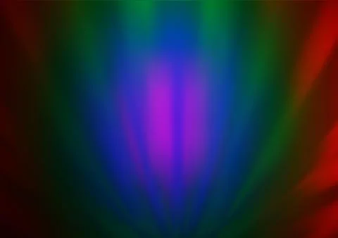 Dark Multicolor, Rainbow vector glossy bokeh pattern. 스톡 일러스트