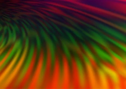 Dark Multicolor, Rainbow vector glossy abstract template. 스톡 일러스트